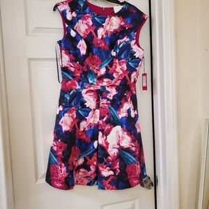 Vince Camuto  floral, A-line, dress